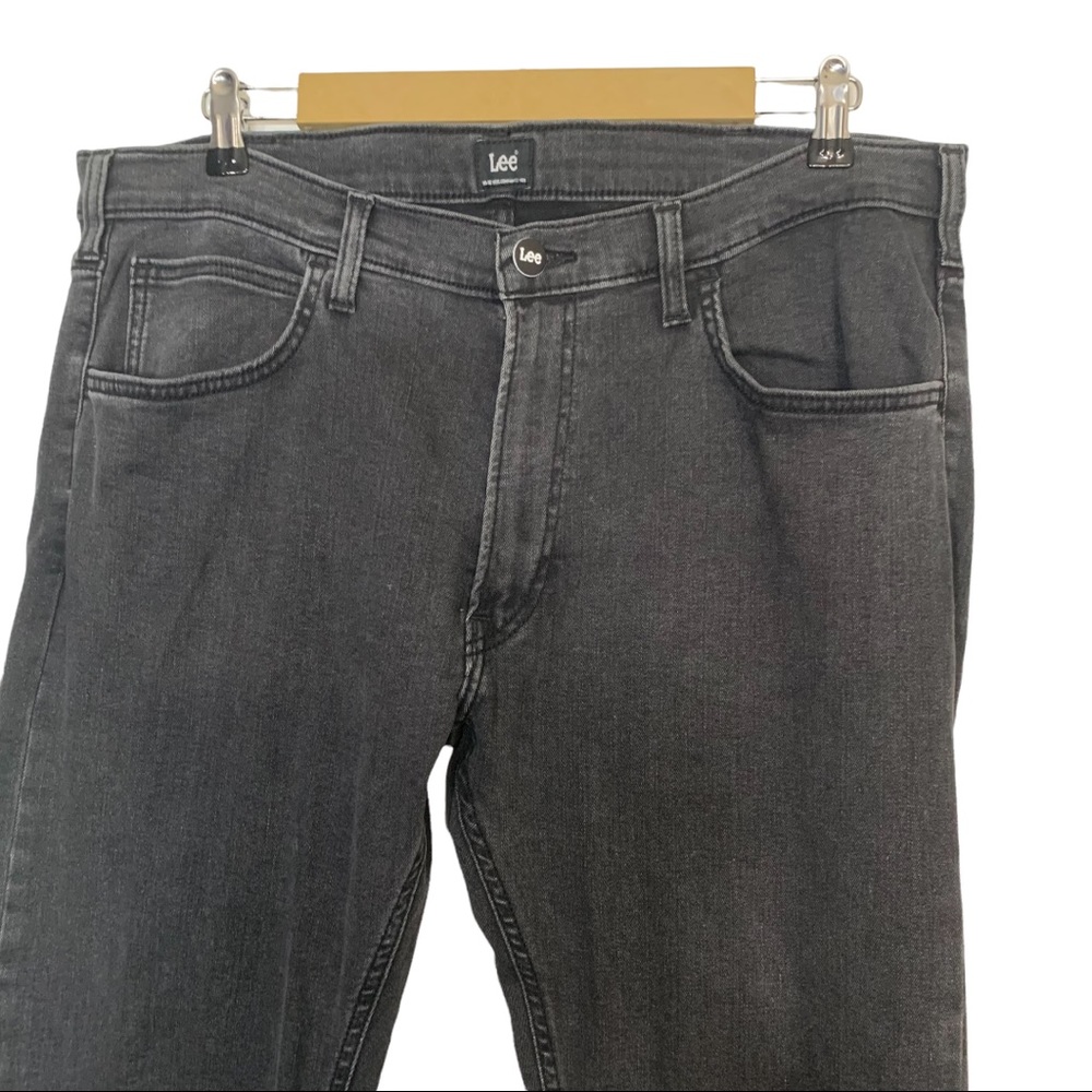 Lee Spray On Power Stretch Jeans Black Wash Exclusive - Picture 5 of 9